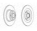 FERODO Brzdov kotou PREMIER - 270 mm FE DDF1443C-1, DDF1443