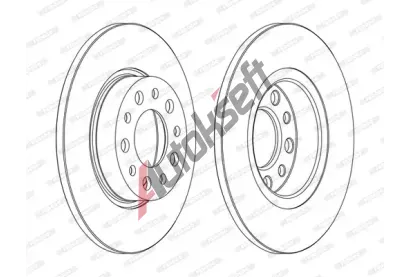 FERODO Brzdov kotou PREMIER - 278 mm FE DDF1450C, DDF1450C