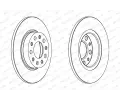 FERODO Brzdov kotou PREMIER - 278 mm FE DDF1452, DDF1452