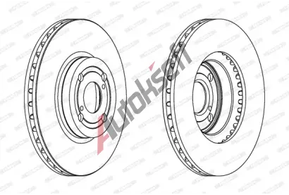 FERODO Brzdov kotou PREMIER - 275 mm FE DDF1461C, DDF1461C