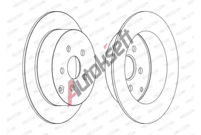 FERODO Brzdov kotou PREMIER - 269 mm FE DDF1485C, DDF1485C