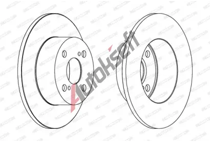 FERODO Brzdov kotou PREMIER - 240 mm FE DDF1487, DDF1487