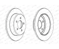FERODO Brzdov kotou PREMIER Coat+ disc - 290 mm FE DDF1492C, DDF1492C