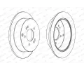 FERODO Brzdov kotou PREMIER Coat+ disc - 284 mm FE DDF1493C, DDF1493C