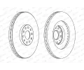 FERODO Brzdov kotou PREMIER - 345 mm FE DDF1504C-1, DDF1504