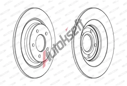 FERODO Brzdov kotou PREMIER - 302 mm FE DDF1547, DDF1547