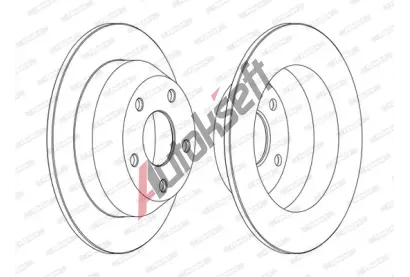 FERODO Brzdov kotou PREMIER Coat+ disc - 305 mm FE DDF1553C, DDF1553C