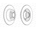 FERODO Brzdov� kotou� PREMIER - 240 mm FE DDF1571-1, DDF1571-1