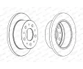 FERODO Brzdov kotou PREMIER Coat+ disc - 280 mm FE DDF1574C, DDF1574C