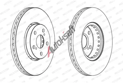 FERODO Brzdov� kotou� PREMIER - 276 mm FE DDF1575C, DDF1575C