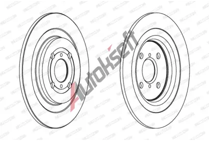 FERODO Brzdov kotou PREMIER - 278 mm FE DDF1588, DDF1588