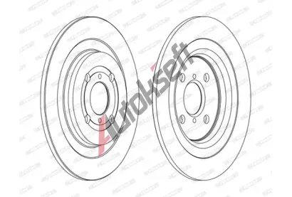 FERODO Brzdov kotou PREMIER - 278 mm FE DDF1588C, DDF1588C