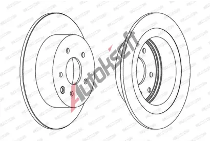 FERODO Brzdov kotou PREMIER - 292 mm FE DDF1590C, DDF1590C