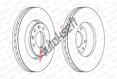 FERODO Brzdov kotou PREMIER - 280 mm FE DDF1601C, DDF1601C