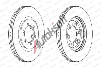 FERODO Brzdov kotou PREMIER - 294 mm FE DDF1605, DDF1605