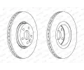 FERODO Brzdov kotou PREMIER - 316 mm FE DDF1607C-1, DDF1607