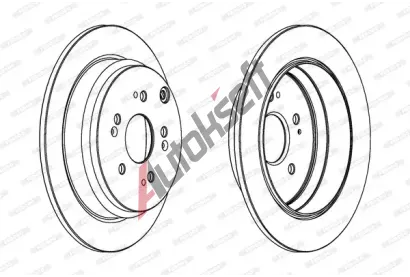 FERODO Brzdov kotou PREMIER - 305 mm FE DDF1608C, DDF1608C