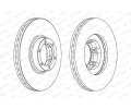 FERODO Brzdový kotouč PREMIER - 252 mm FE DDF160, DDF160