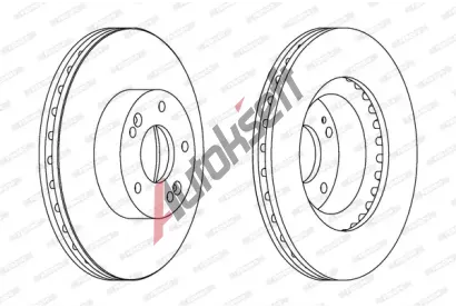 FERODO Brzdov kotou PREMIER - 300 mm FE DDF1630C, DDF1630C