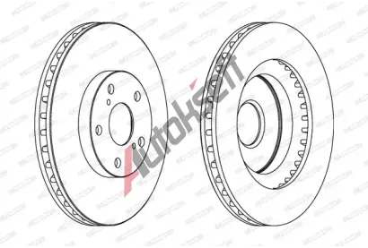 FERODO Brzdov kotou PREMIER - 296 mm FE DDF1646C, DDF1646C