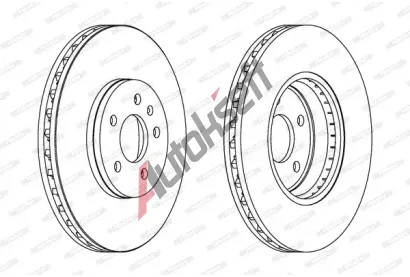 FERODO Brzdov kotou PREMIER - 320 mm FE DDF1664C, DDF1664C