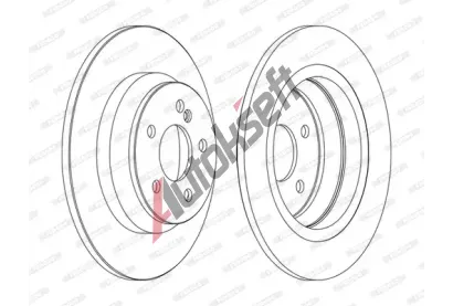 FERODO Brzdov kotou PREMIER - 300 mm FE DDF1675C, DDF1675C