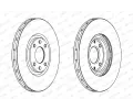 FERODO Brzdov kotou PREMIER Coat+ disc - 302 mm FE DDF1676C, DDF1676C