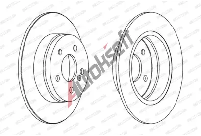 FERODO Brzdov kotou PREMIER - 278 mm FE DDF1689C, DDF1689C