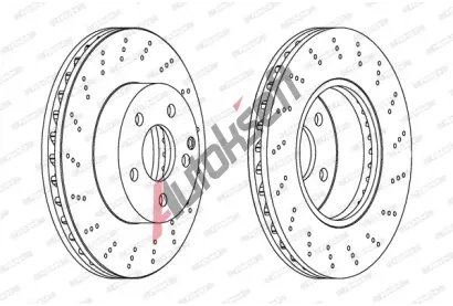 FERODO Brzdov kotou PREMIER - 295 mm FE DDF1693C, DDF1693C