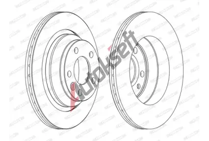 FERODO Brzdov kotou PREMIER - 314 mm FE DDF1698C, DDF1698C