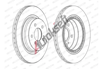 FERODO Brzdov kotou PREMIER - 300 mm FE DDF1700C, DDF1700C