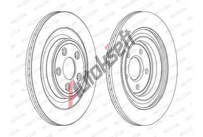 FERODO Brzdov kotou PREMIER - 326 mm FE DDF1703C, DDF1703C