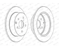 Brzdový kotouč FERODO ‐ FE DDF1704C Brzdový kotouč FERODO ‐ FE DDF1704C