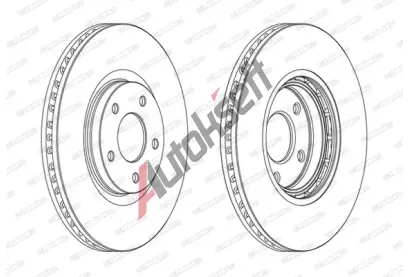 FERODO Brzdov kotou PREMIER - 320 mm FE DDF1724C, DDF1724C