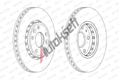 FERODO Brzdov kotou PREMIER - 296 mm FE DDF1726C, DDF1726C