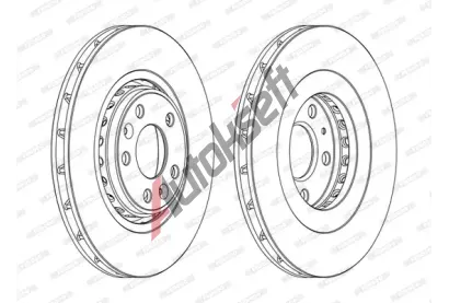 FERODO Brzdov kotou PREMIER - 320 mm FE DDF1727C, DDF1727C