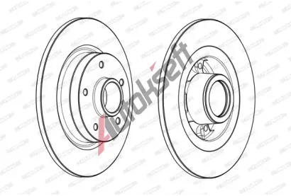 FERODO Brzdov kotou PREMIER - 274 mm FE DDF1731-1, DDF1731-1