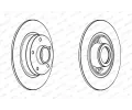 FERODO Brzdov kotou PREMIER - 260 mm FE DDF1732-1, DDF1732-1