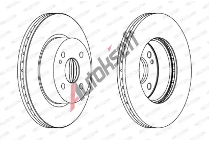FERODO Brzdov kotou PREMIER - 258 mm FE DDF1738C, DDF1738C