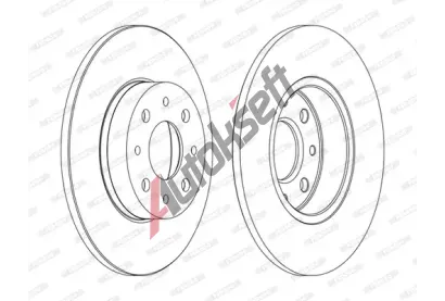 FERODO Brzdov kotou PREMIER - 251 mm FE DDF1741C, DDF1741C
