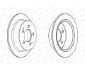 Brzdov� kotou�&nbsp;FERODO&nbsp;&dash;&nbsp;FE DDF1753C
