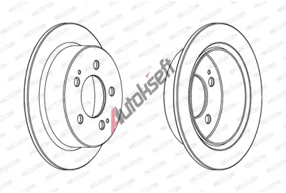 FERODO Brzdový kotouč PREMIER - 299 mm FE DDF1753C, DDF1753C FERODO Brzdový kotouč PREMIER - 299 mm FE DDF1753C, DDF1753C