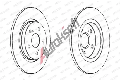 FERODO Brzdov kotou PREMIER - 290 mm FE DDF1755C, DDF1755C