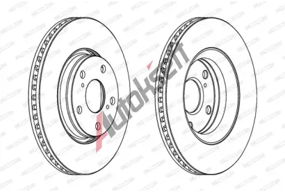 FERODO Brzdov kotou PREMIER - 295 mm FE DDF1756C, DDF1756C
