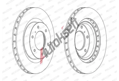 FERODO Brzdov kotou PREMIER - 332 mm FE DDF1757C, DDF1757C