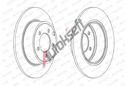 FERODO Brzdov kotou PREMIER - 302 mm FE DDF1763C, DDF1763C
