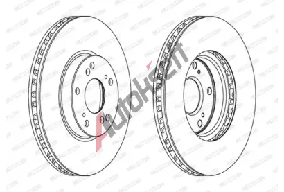 FERODO Brzdov kotou PREMIER - 296 mm FE DDF1775C, DDF1775C