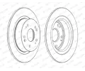 Brzdov� kotou�&nbsp;FERODO&nbsp;&dash;&nbsp;FE DDF1776C