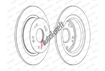 FERODO Brzdov� kotou� PREMIER - 282 mm FE DDF1776C, DDF1776C