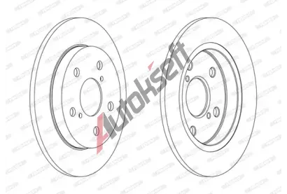 FERODO Brzdov kotou PREMIER - 259 mm FE DDF1788C, DDF1788C